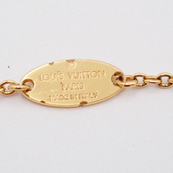 LOUIS VUITTON LV Collier L to V Necklace GHW Italy Accessorie M69643 30RL218 - Picture 5 of 14